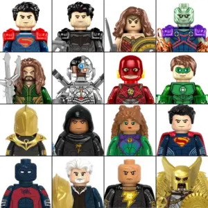 Comics Superhero Series Building Blocks Mini Action Figures Classic Multiple Superhero Cartoon Models Bricks Kits Toys Kids Gift